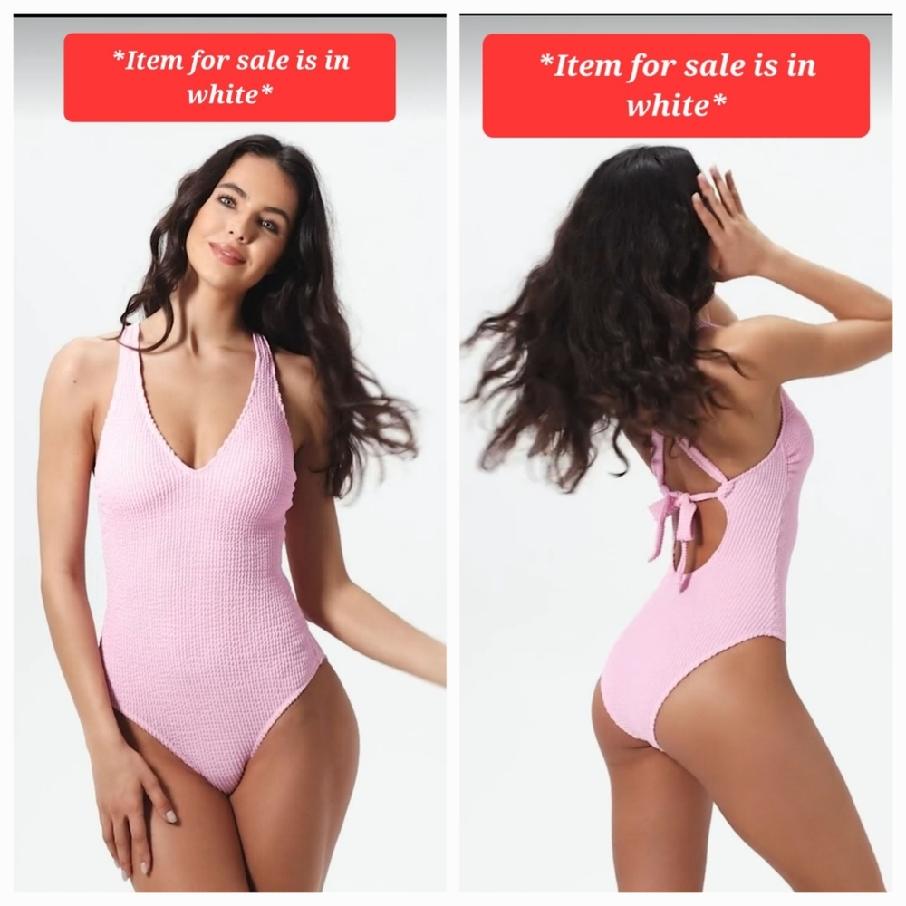 NWT BCA by Rebecca Virtue Madilynn Texture One Piece Swimsuit Size Large